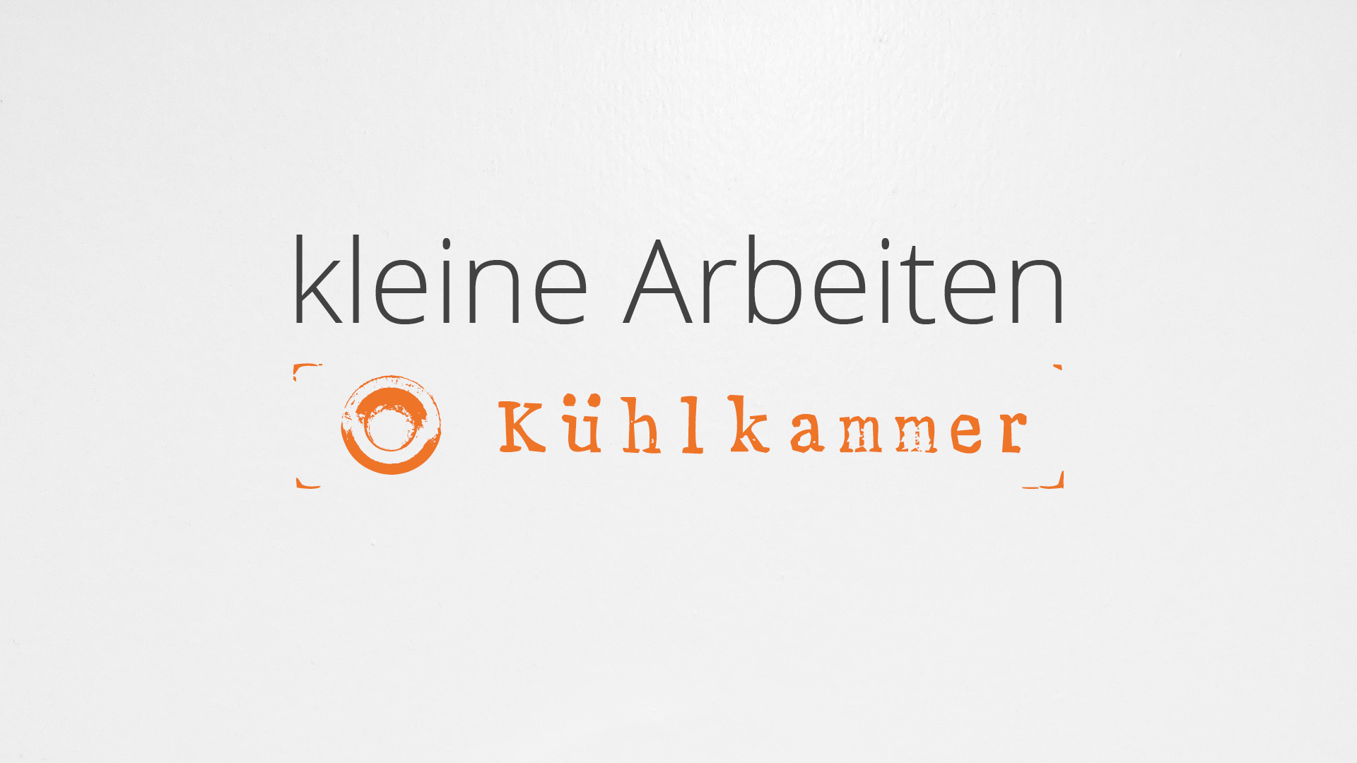 Kleine Arbeiten